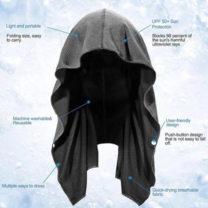 HydroActive Cooling Sports Hoodie Towel