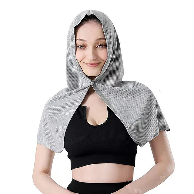 HydroActive Cooling Sports Hoodie Towel